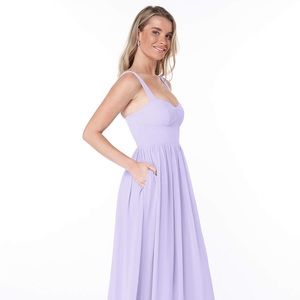 Azazie Gabby Dress - Lilac